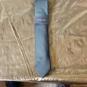 Michael Kors Textured Blue Tie